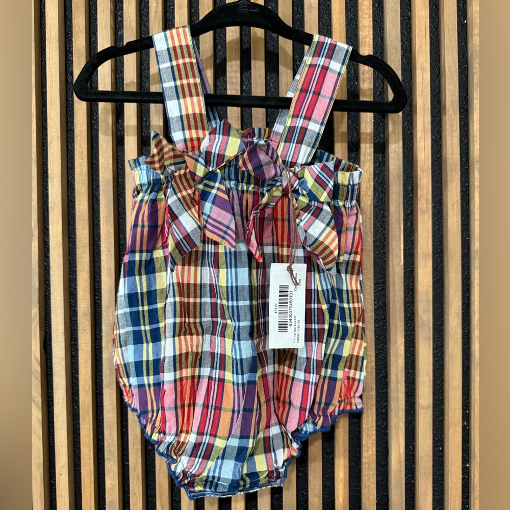 Pink chicken 0-3 romper
